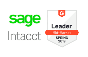 Sage Intacct G2 Crowd Rank Spring 2019