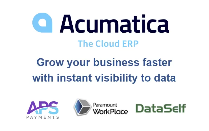 Acumatica Cloud ERP + APS + Paramount Workplace + DataSelf