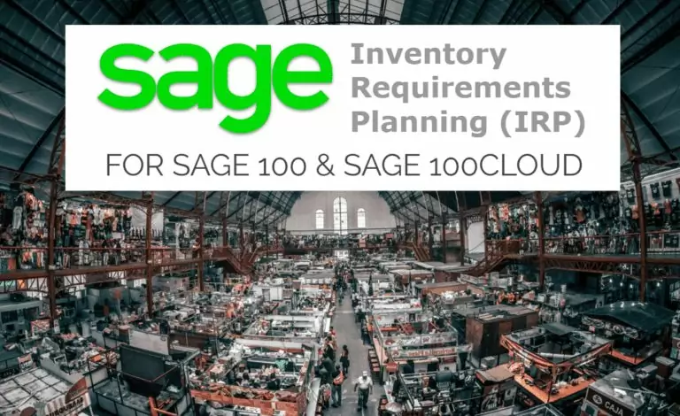 Sage_Inventory_Requirements_Planning