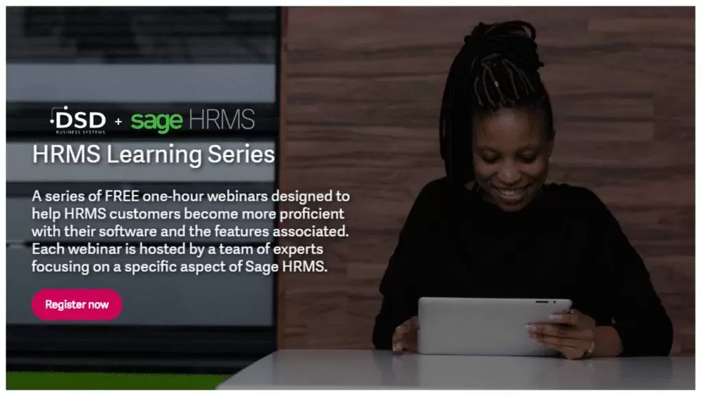 Sage HRMS Learning Series provides 1-hour training courses on demand