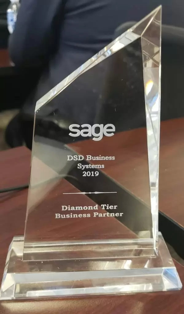 DSD Sage Diamond Tier Business Partner Award 2019