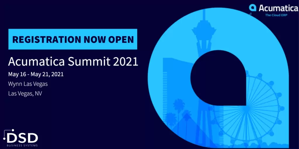 Acumatica Summit 2021 Registration Now Open