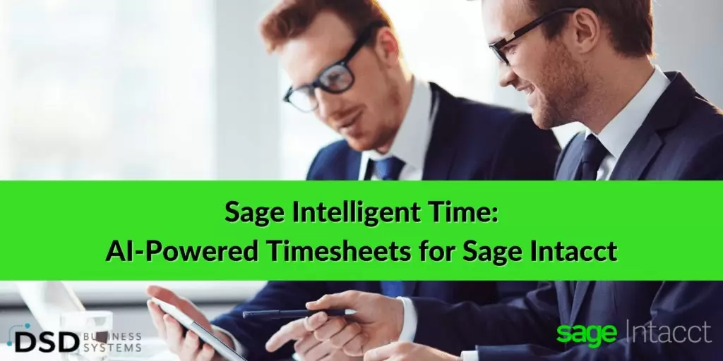 Sage Intelligent Time: AI-Powered Timesheets for Sage Intacct