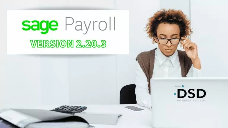 Sage 100 Payroll release – version 2.20.3