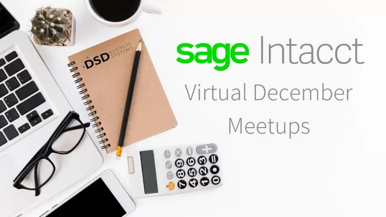 Sage Intacct Virtual December Meetups