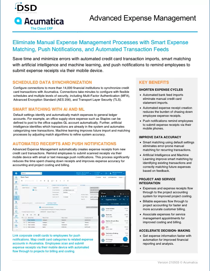 Advanced Expense Management