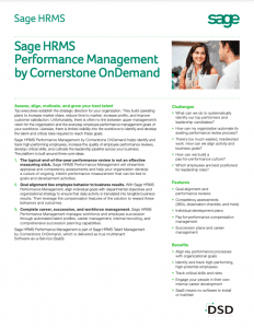 Sage HRMS Performance Management