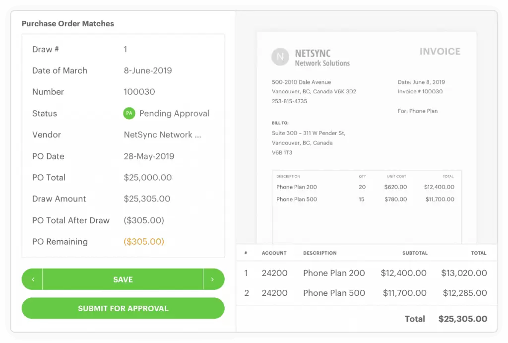 AP Automation Purchase Orders