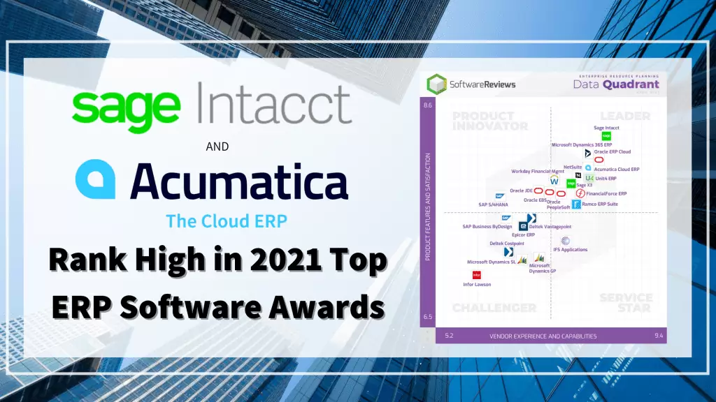 Sage Intacct and Acumatica Awards
