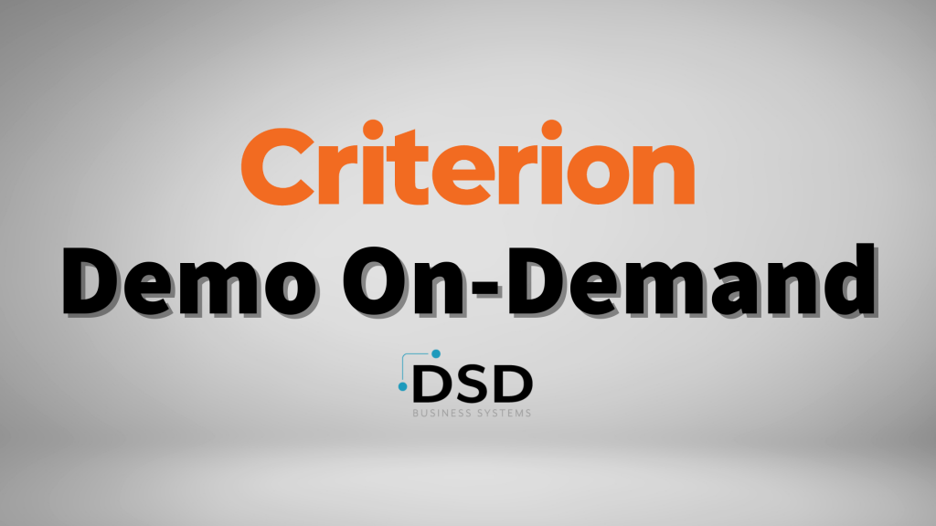 Criterion On-Demand