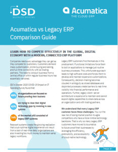 Legacy ERP vs Acumatica