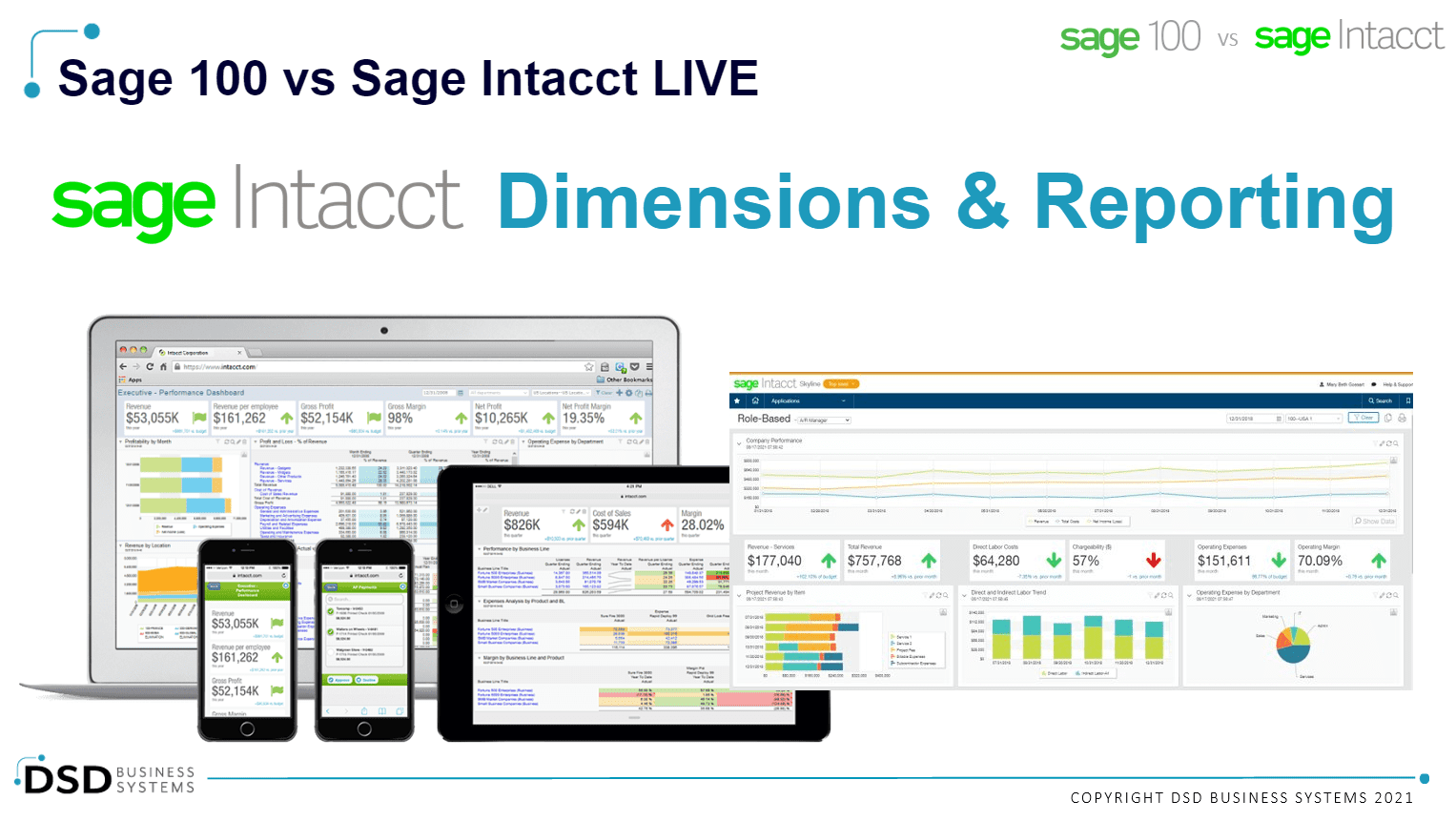 Sage Intacct Dimensions and Reporting