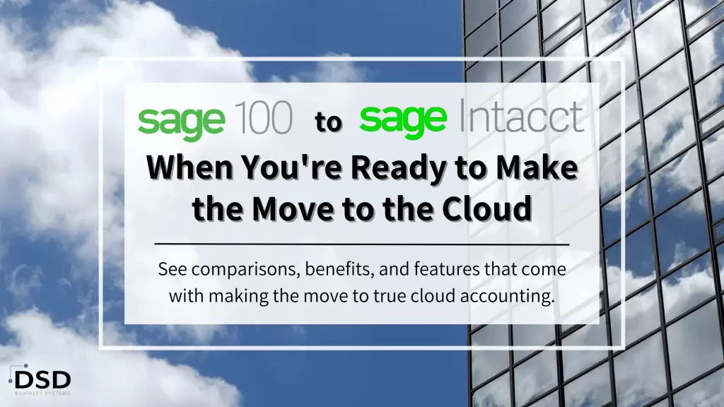 Sage 100 to Sage Intacct
