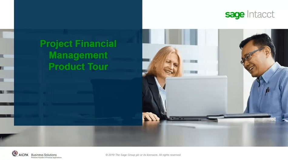 Sage Intacct Project Financial Management