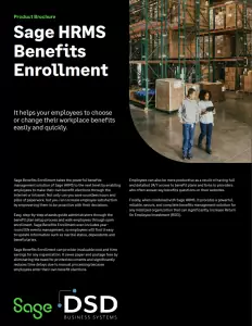 Sage HRMS Benefits Enrollment