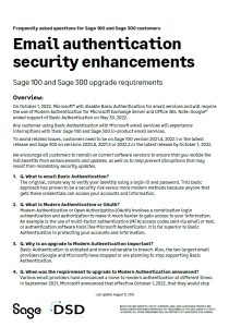 Sage 100 Security Update