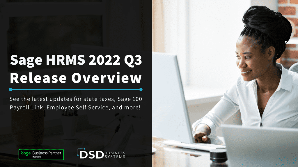 Sage HRMS 2022 Q3 Release