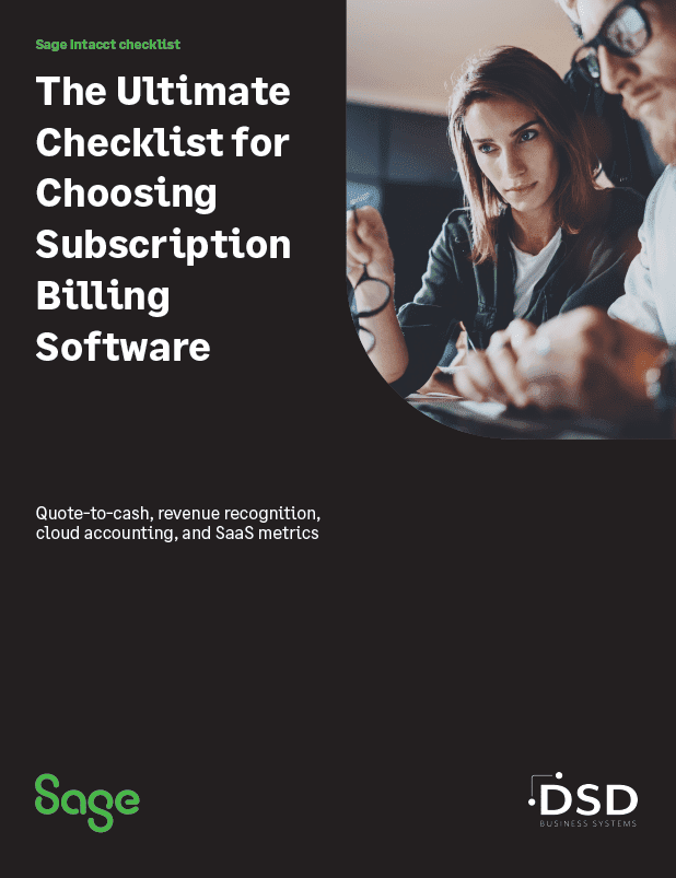 Sage Intacct for Subscription and SaaS Businesses