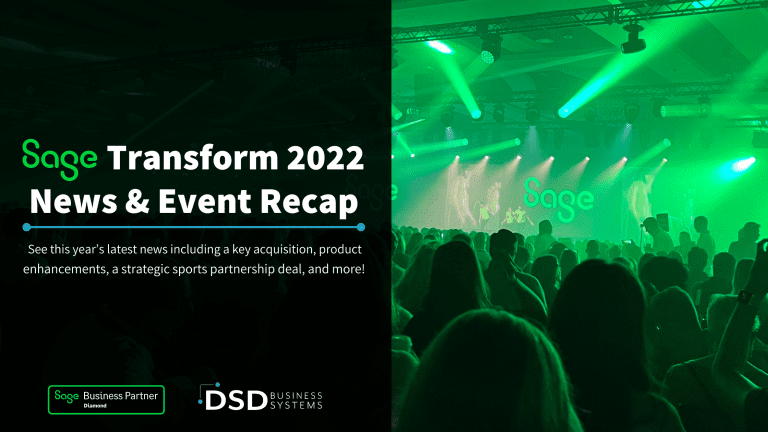 Sage Transform 2022 News and Event Recap