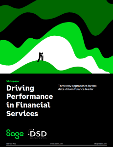 Driving Performance in Financial Services