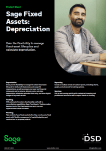 Sage Fixed Assets Depreciation Brochure