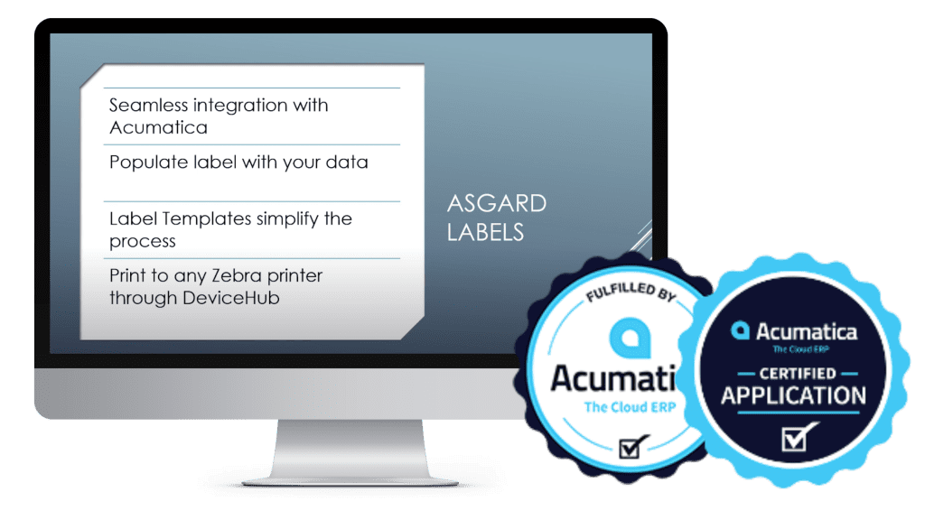 Asgard Labels Acumatica
