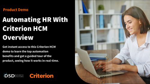 Automating HR With Criterion HCM Overview