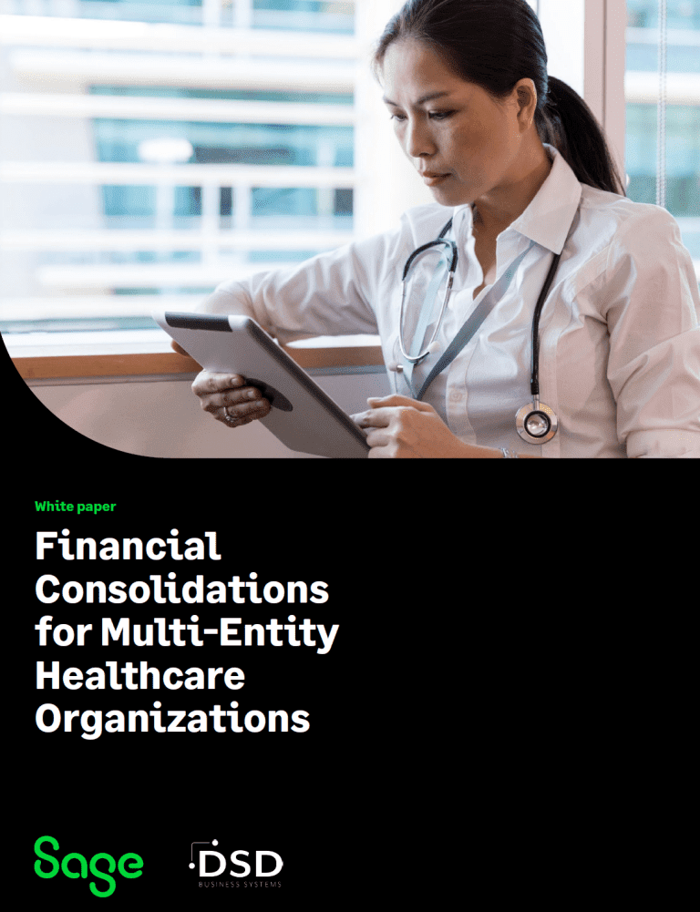 Sage Intacct for MultiEntity Healthcare Organizations Datasheet