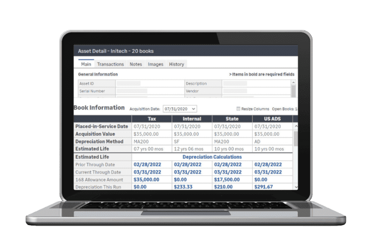 Sage Fixed Asset Modules