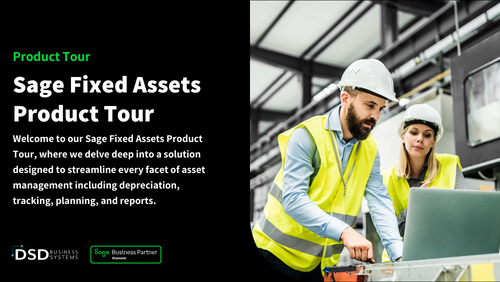 Sage Fixed Assets Product Tour