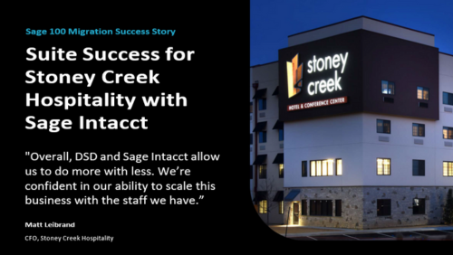 Suite Success for Stoney Creek Hospitality with Sage Intacct