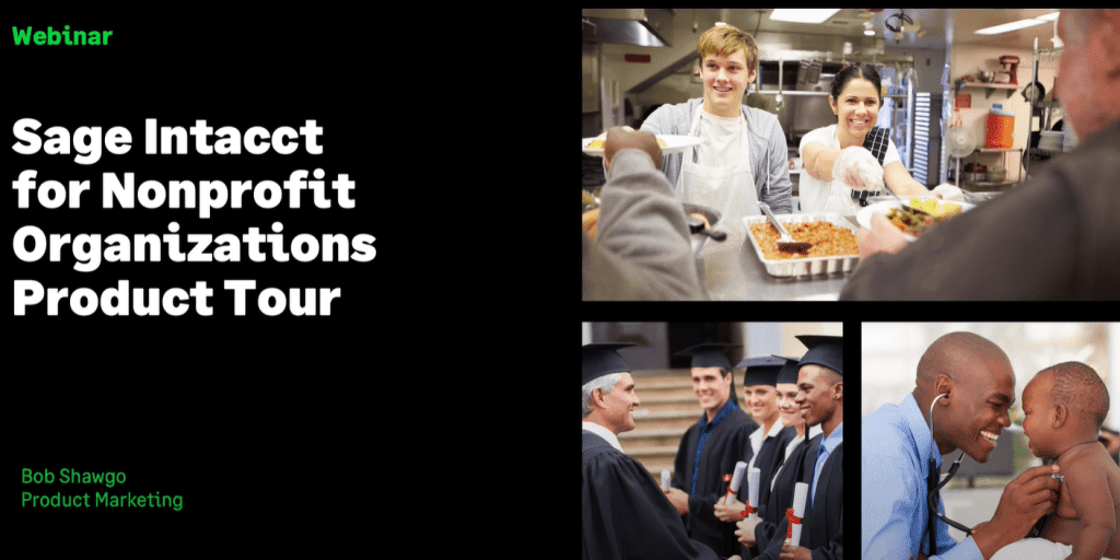 Sage Intacct Product Tour for Nonprofits