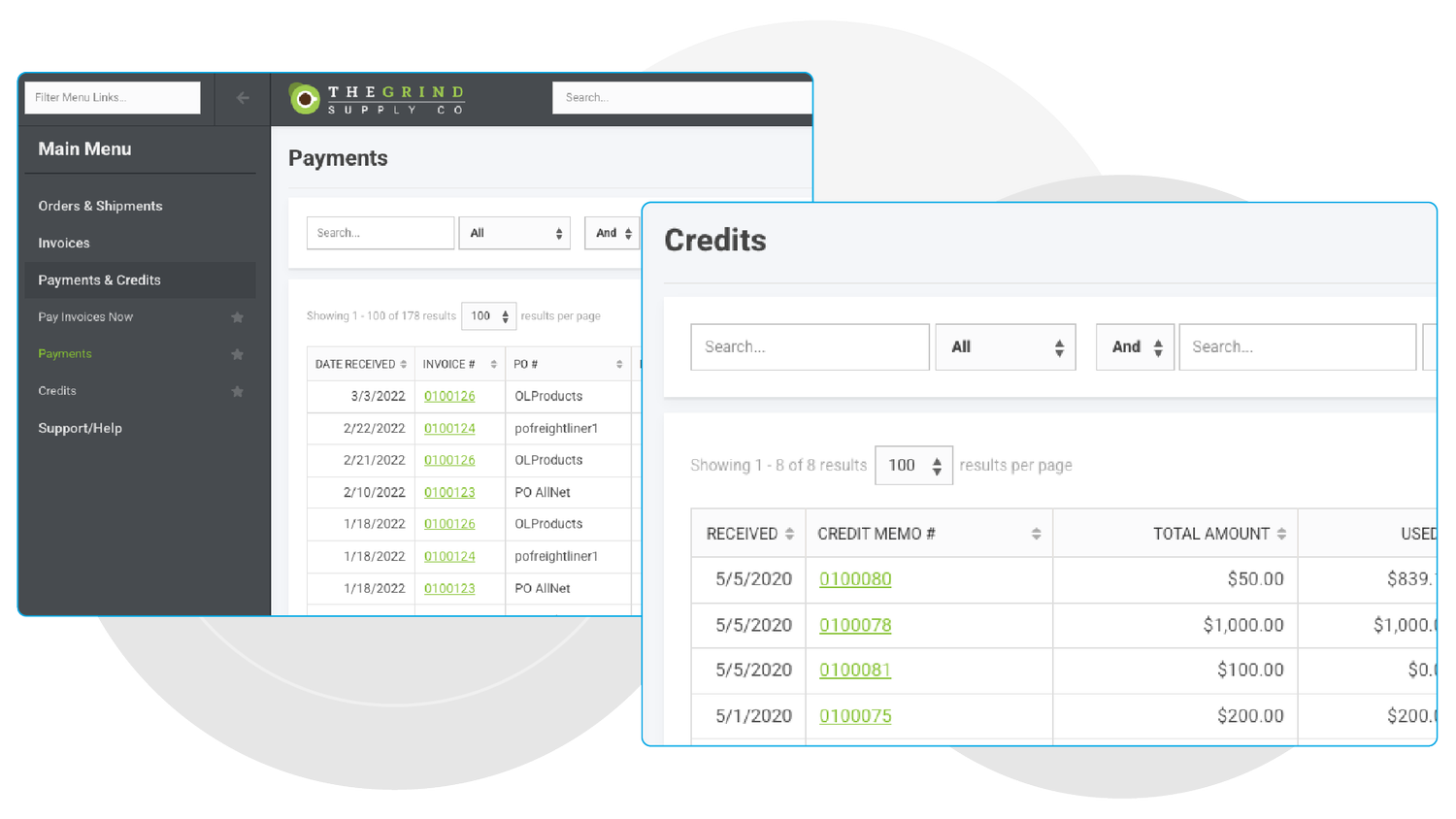 Sage 100 Customer Portal by CIMcloud Ecommerce + CRM + Your ERP --Track Payments & Credits