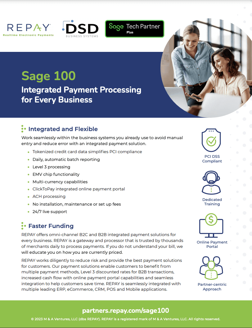 REPAY Datasheet-Sage100