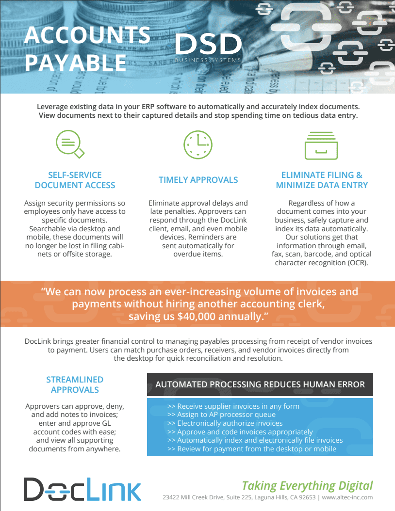 Doclink AP Automation for Sage 100