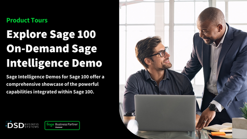 Explore Sage 100 On-Demand Sage Intelligence Demo
