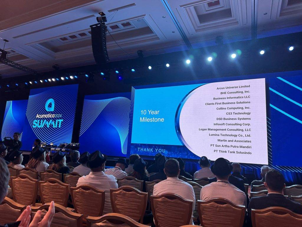 DSD Recognized as Hitting a 10 Yr Milestone as Acumatica Partner