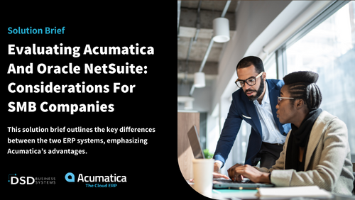 Evaluating Acumatica and Oracle NetSuite Solution Brief
