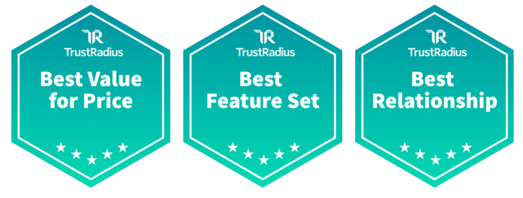 Sage Intacct Trust Radius Best Awards
