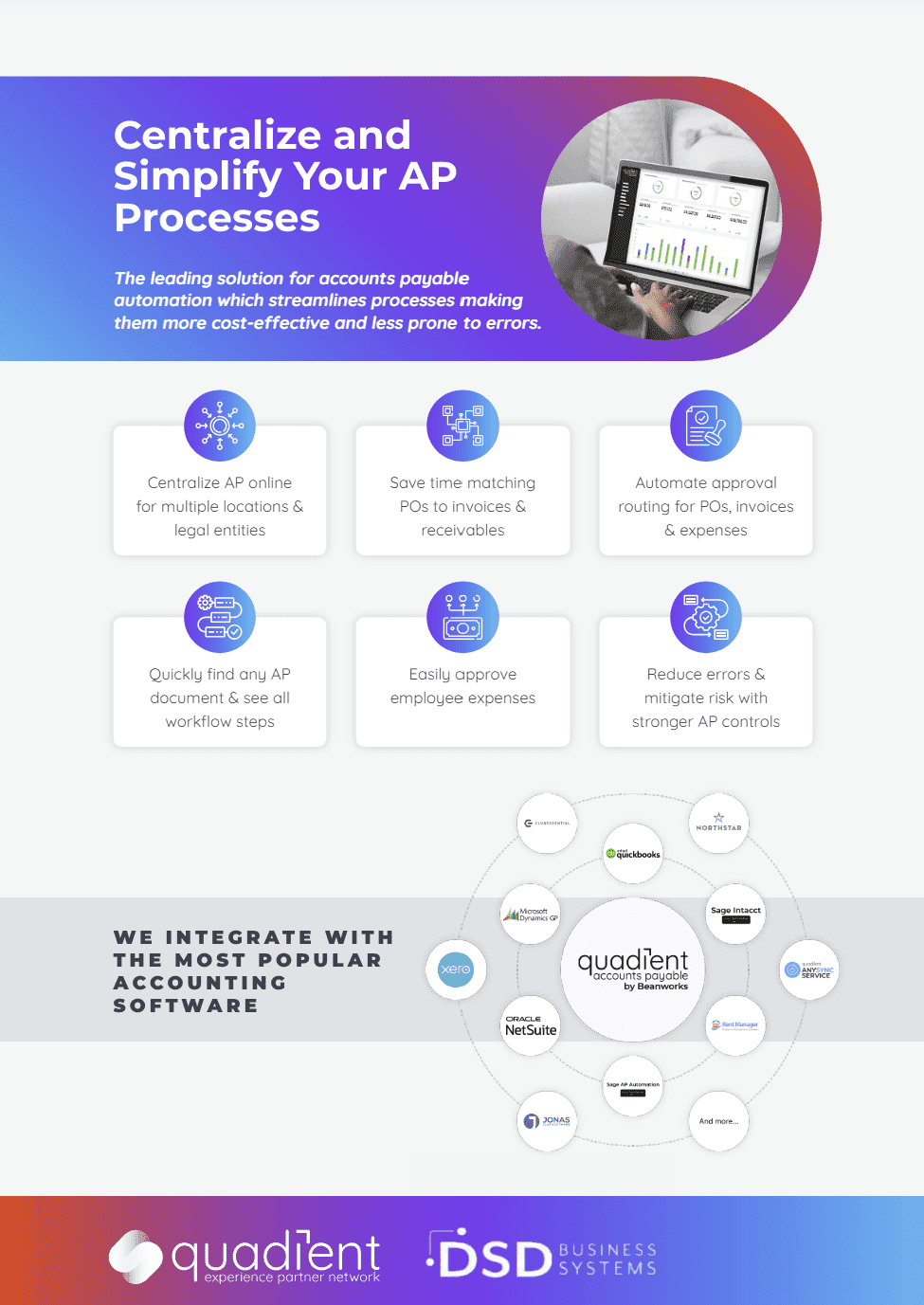 Quadient AP Centralize and Simplify Your AP Process Brochure
