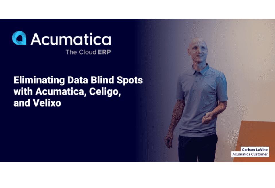 Eliminating Data Blind Spots with Acumatica, Celigo, and Velixo