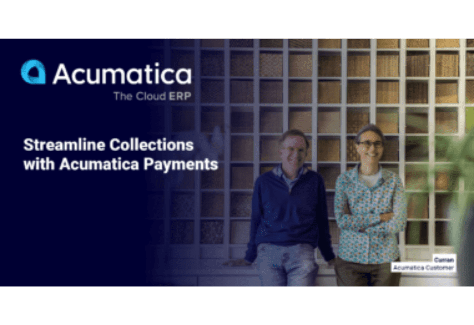 Streamline Collections with Acumatica Payments