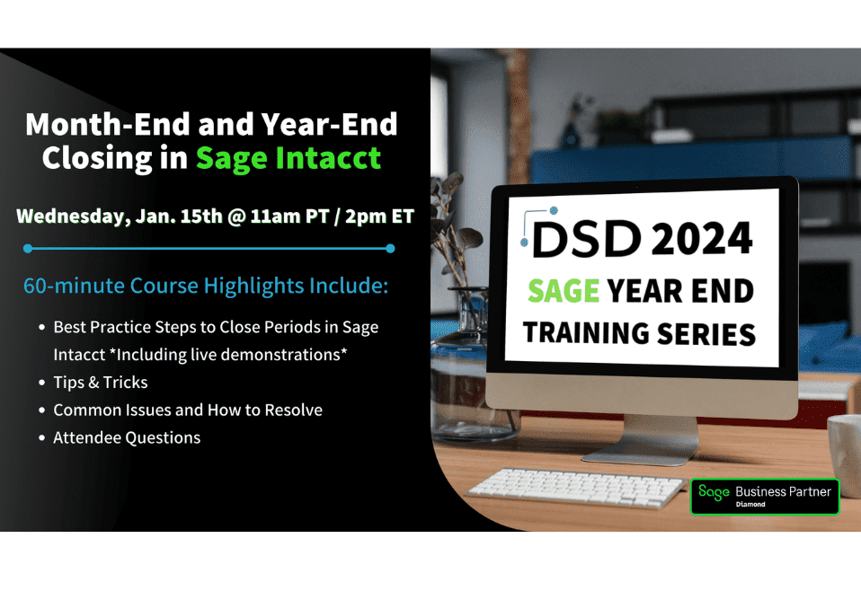 Month-End and Year-End Closing in Sage Intacct