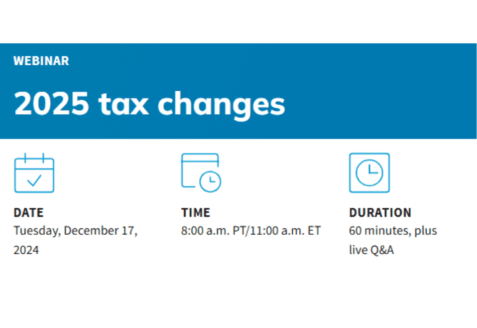 2025 tax changes
