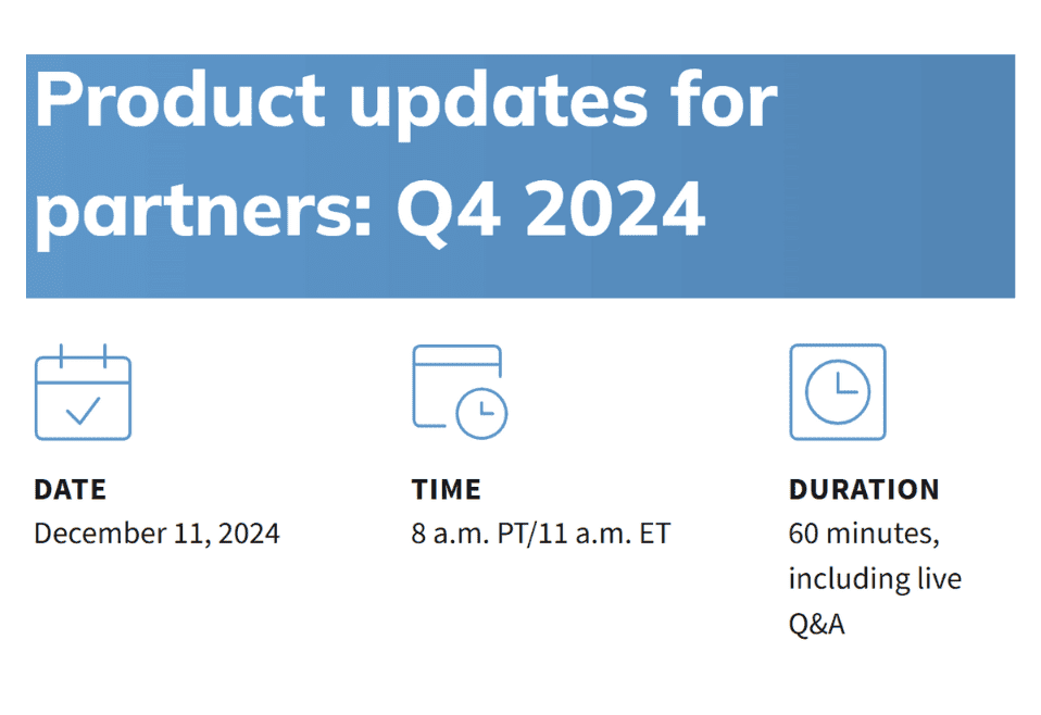 Product updates for partners: Q4 2024