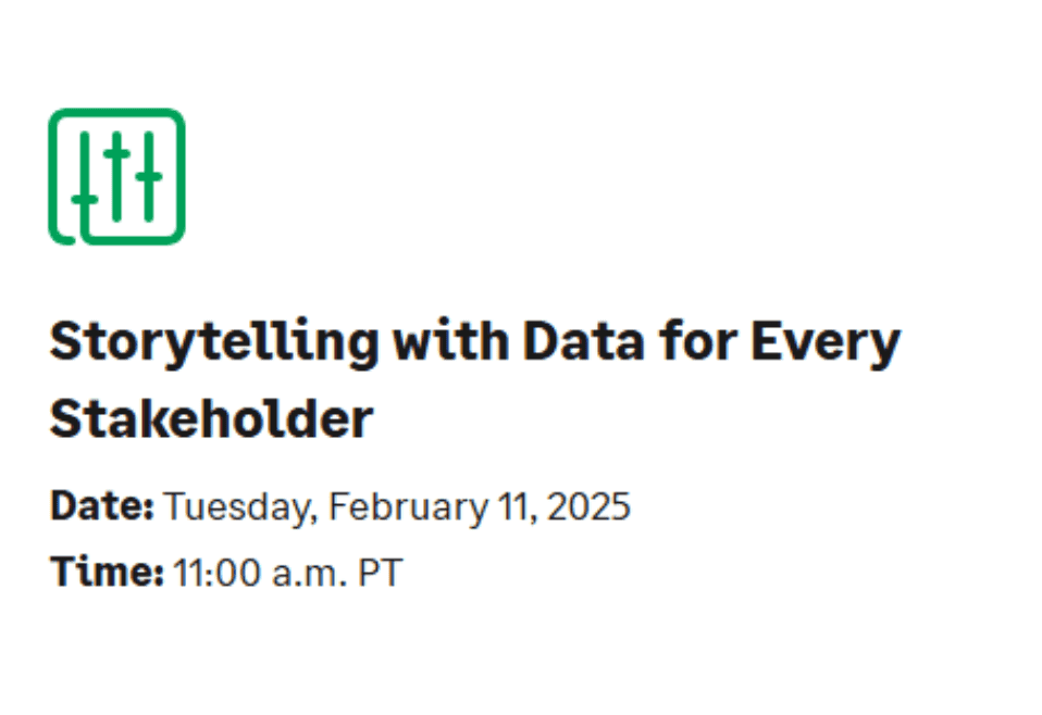 Storytelling with Data for Every Stakeholder