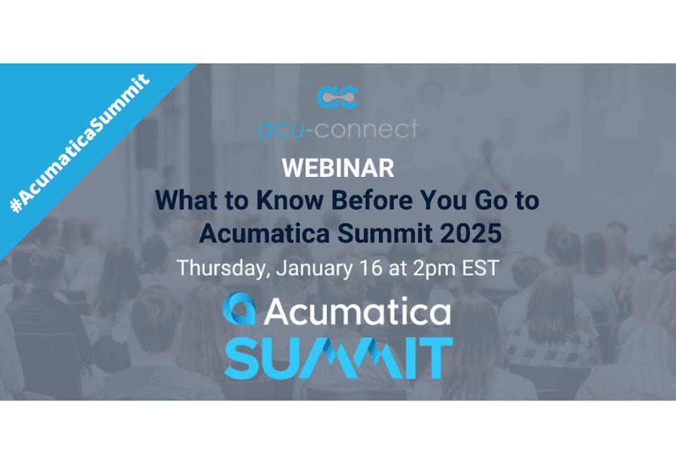 What to Know Before You Go to Acumatica Summit 2025