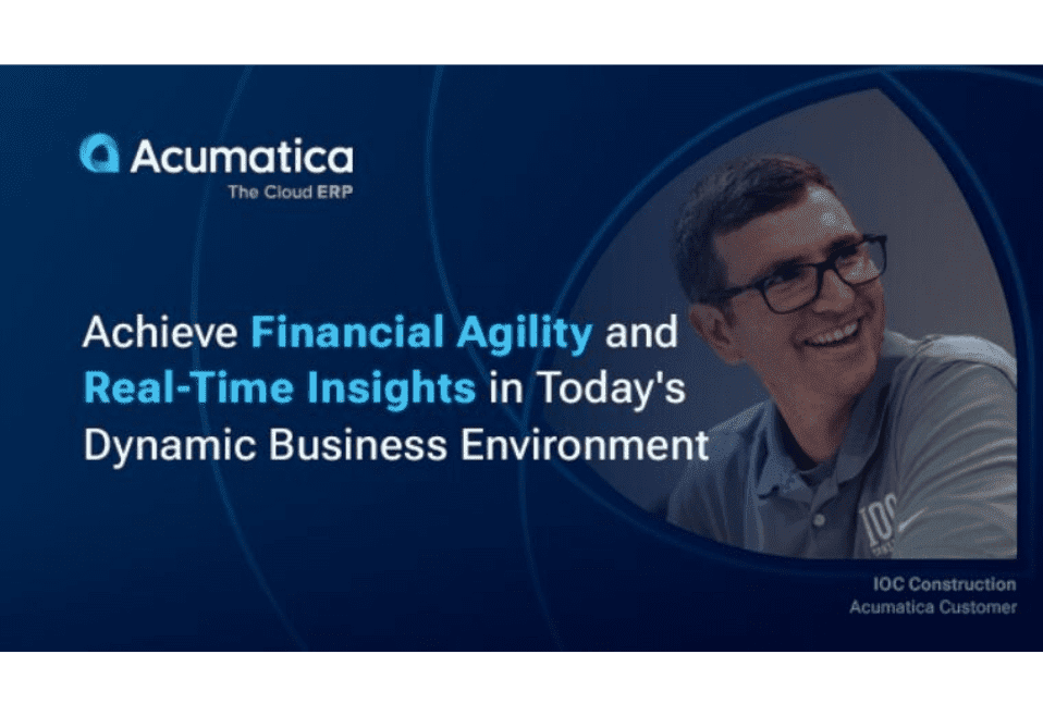 Achieve Financial Agility and Real-Time Insights in Today's Dynamic Business Environment