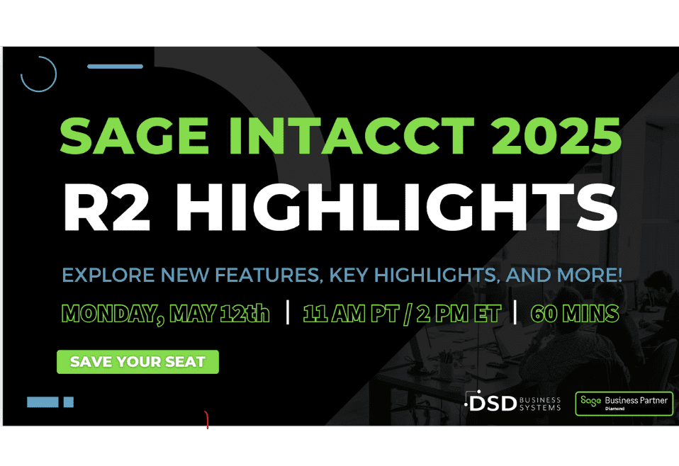 Sage Intacct 2024 R2 Highlights