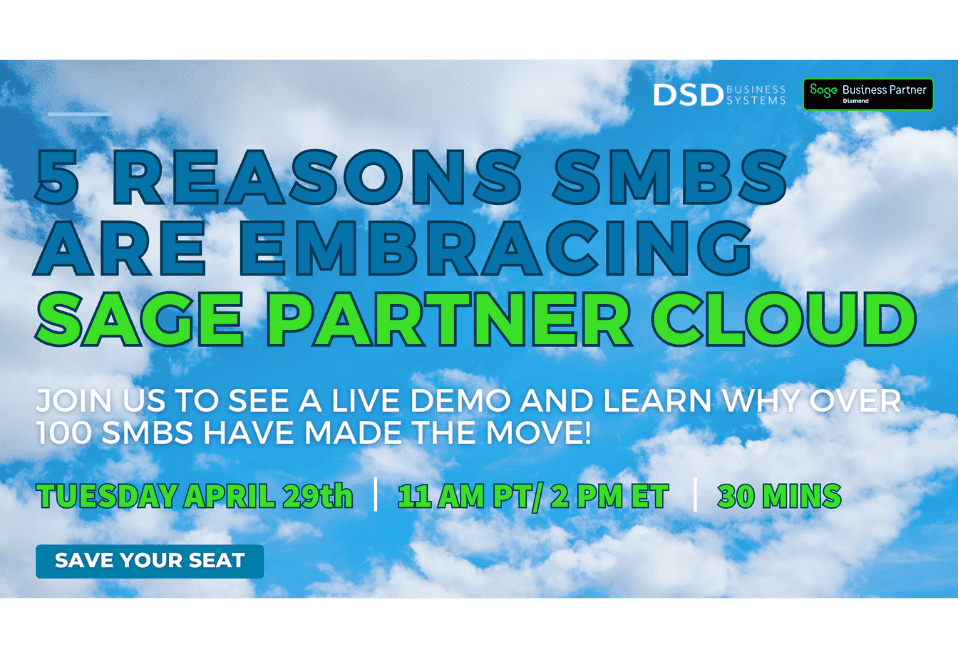 5 Reasons SMBs Are Embracing Sage Partner Cloud